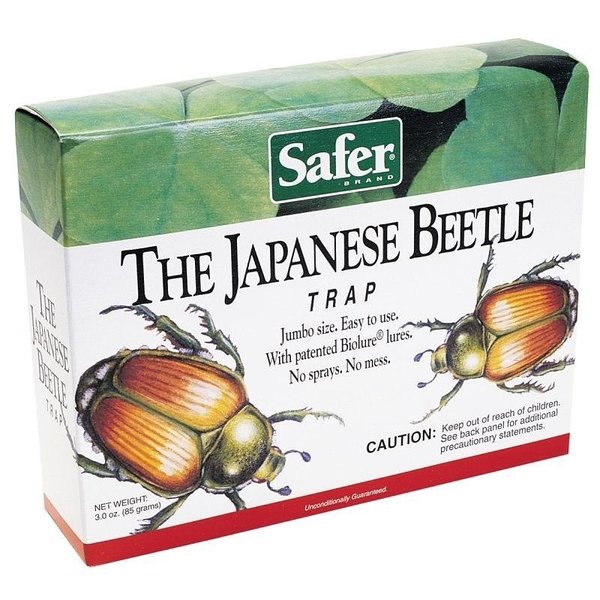 Safer Japanese Beetle Trap, Solid, Fruity Box 70102